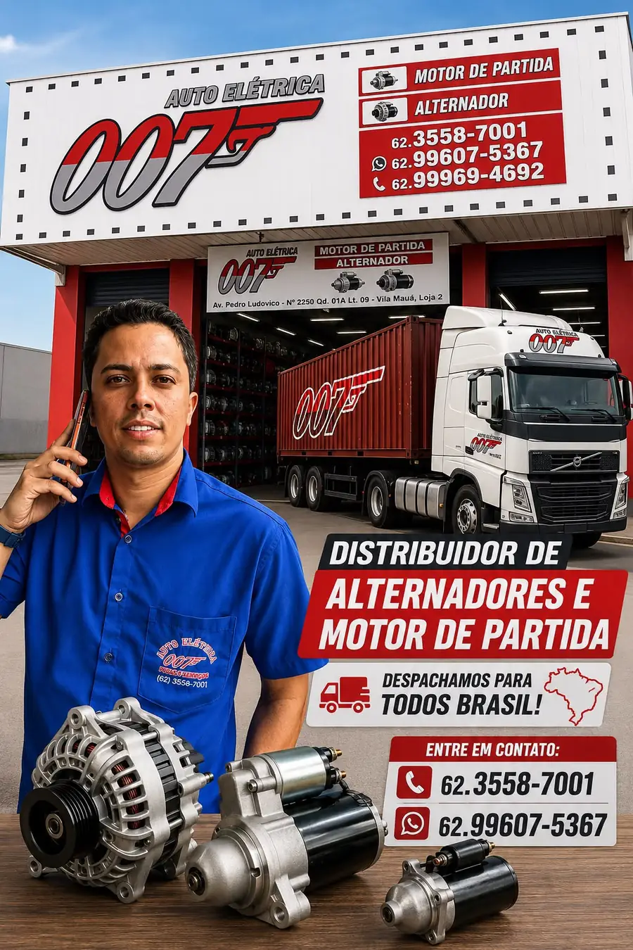 Auto Elétrica 007 — Loja em Goiânia
